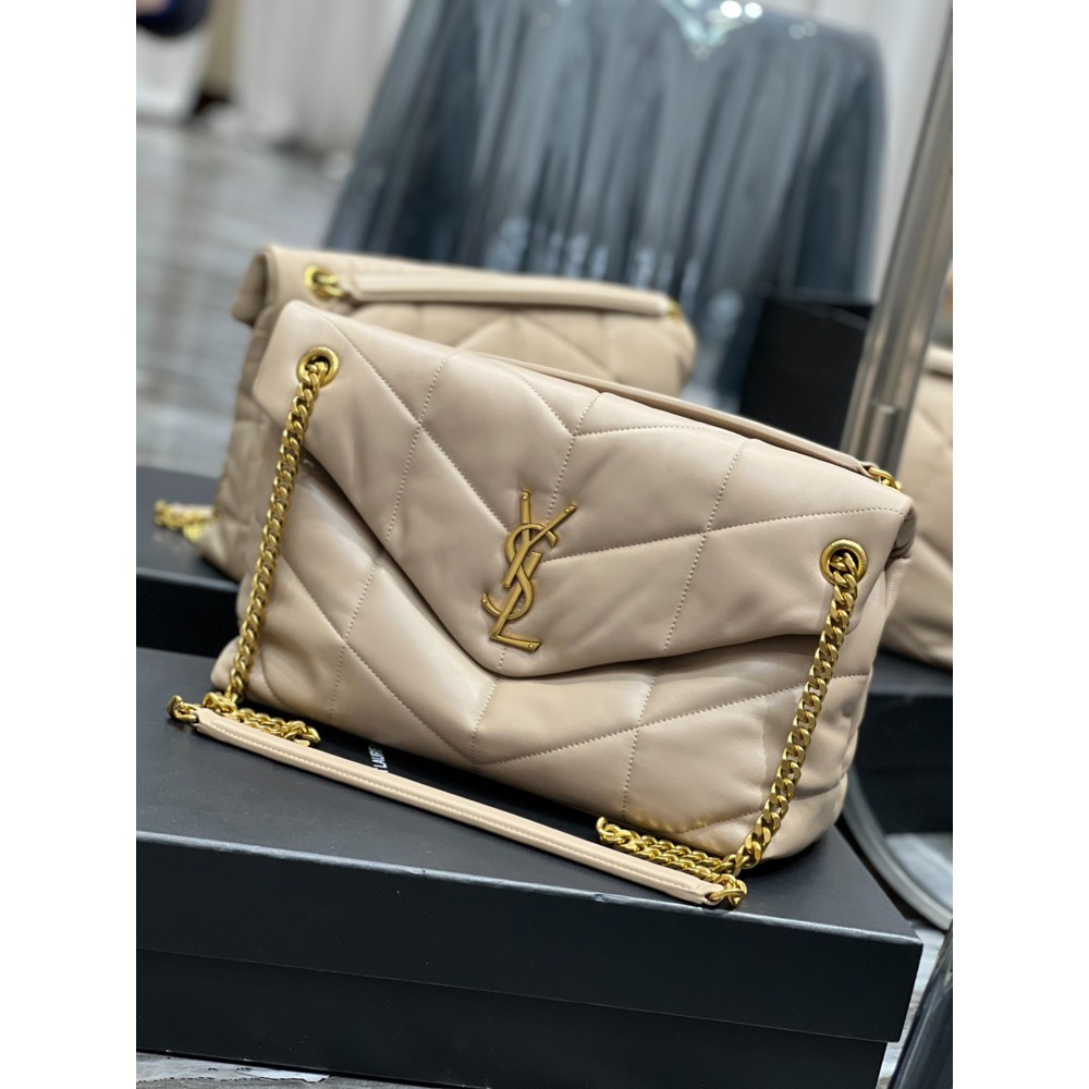 Ysl loulou puffer medium size 35x23cm nappa leather Bags
