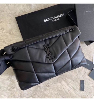 Ysl loulou puffer medium size 35x23cm nappa leather