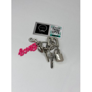 Balenciaga kit brass keychain - charms 
