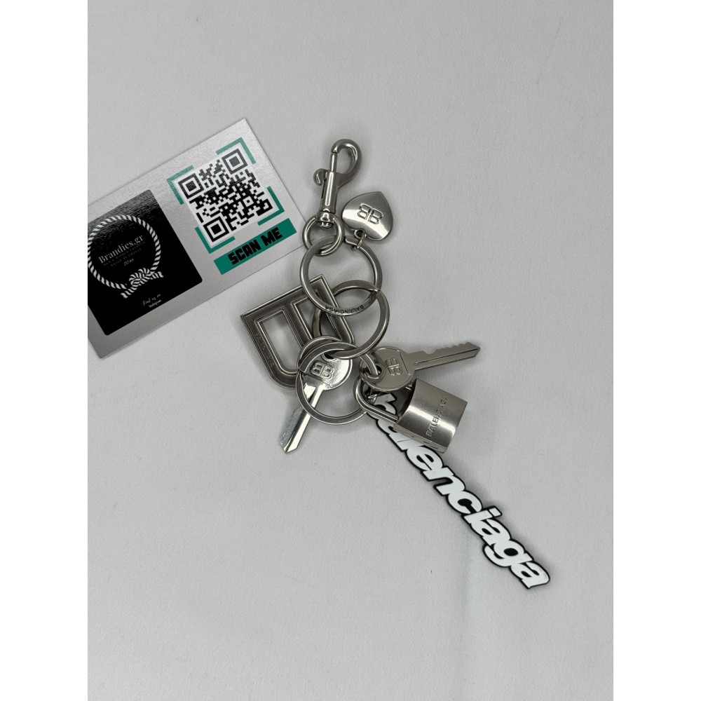 Balenciaga kit brass keychain - charms 