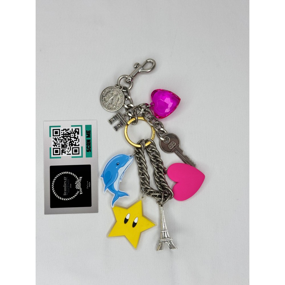 Balenciaga kit brass keychain - charms 