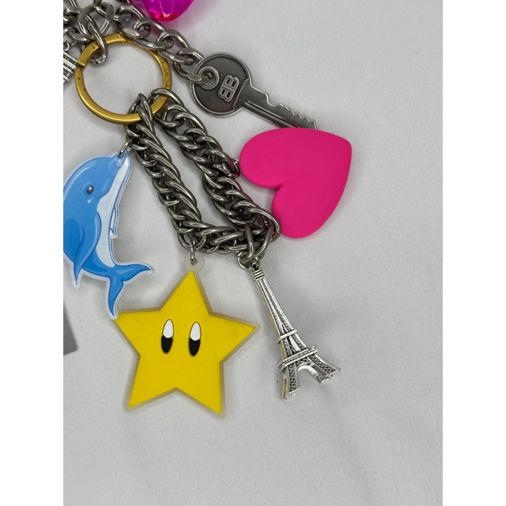Balenciaga kit brass keychain - charms 