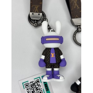 Lv bunny robot key chain 