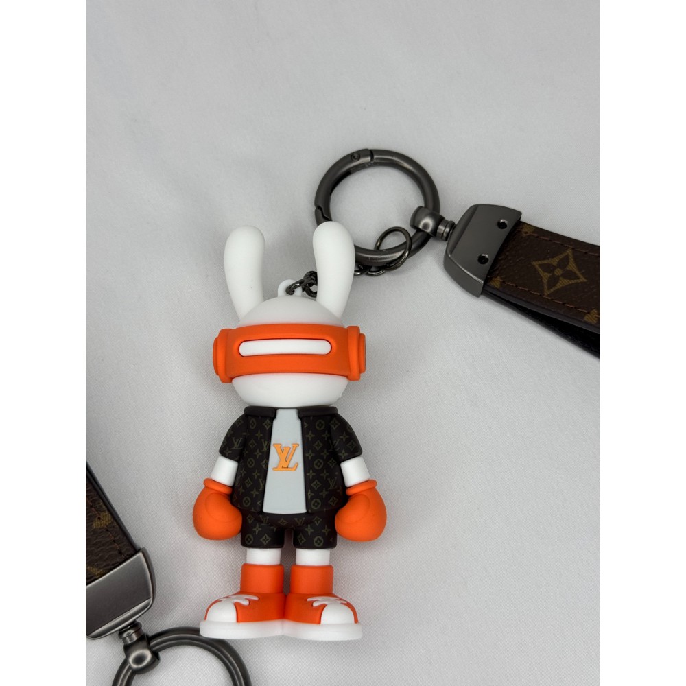 Lv bunny robot key chain 