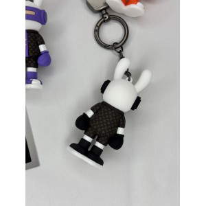 Lv bunny robot key chain 