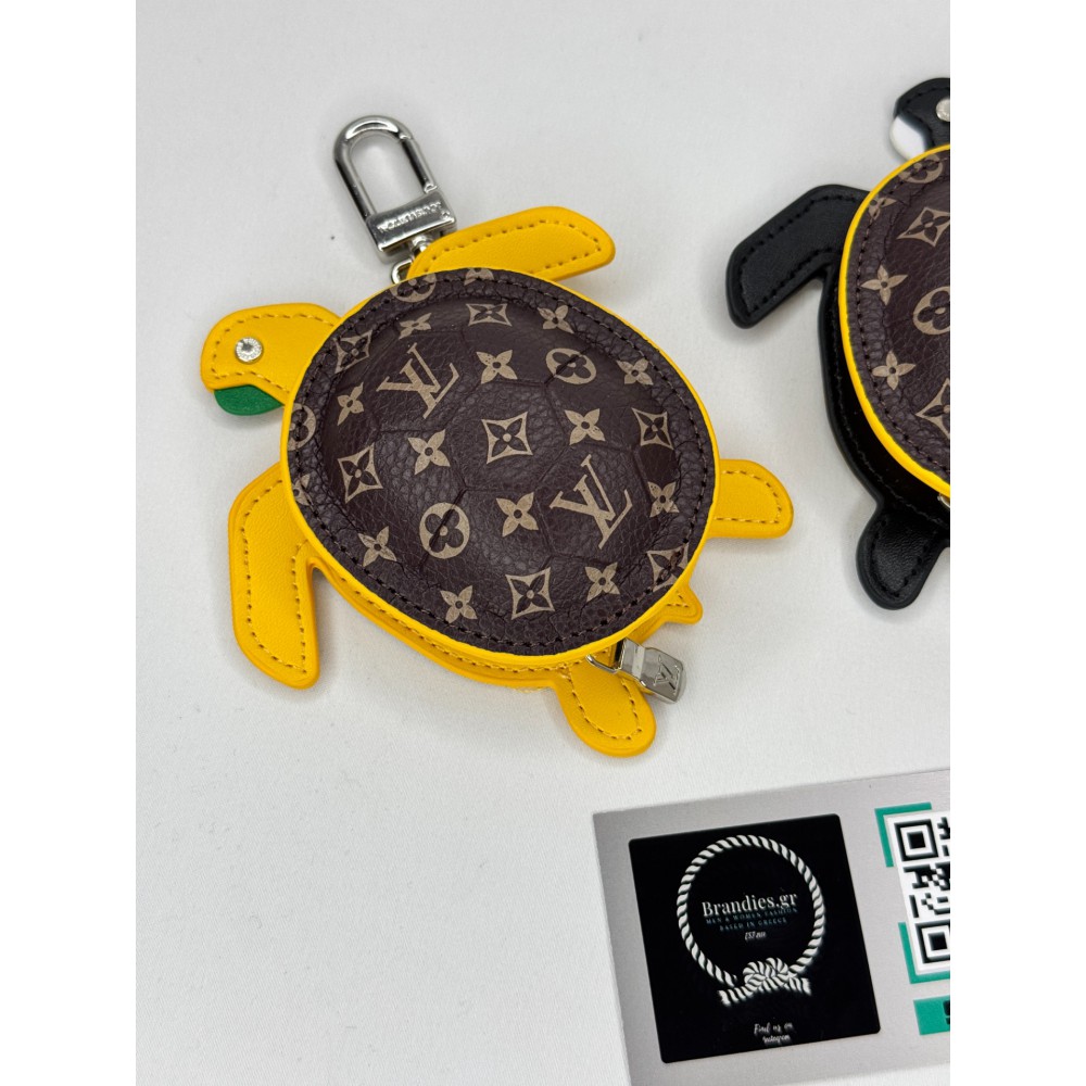 Lv turtle pouch bag charm 