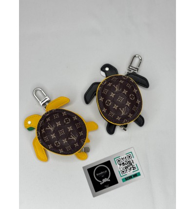 Lv turtle pouch bag charm