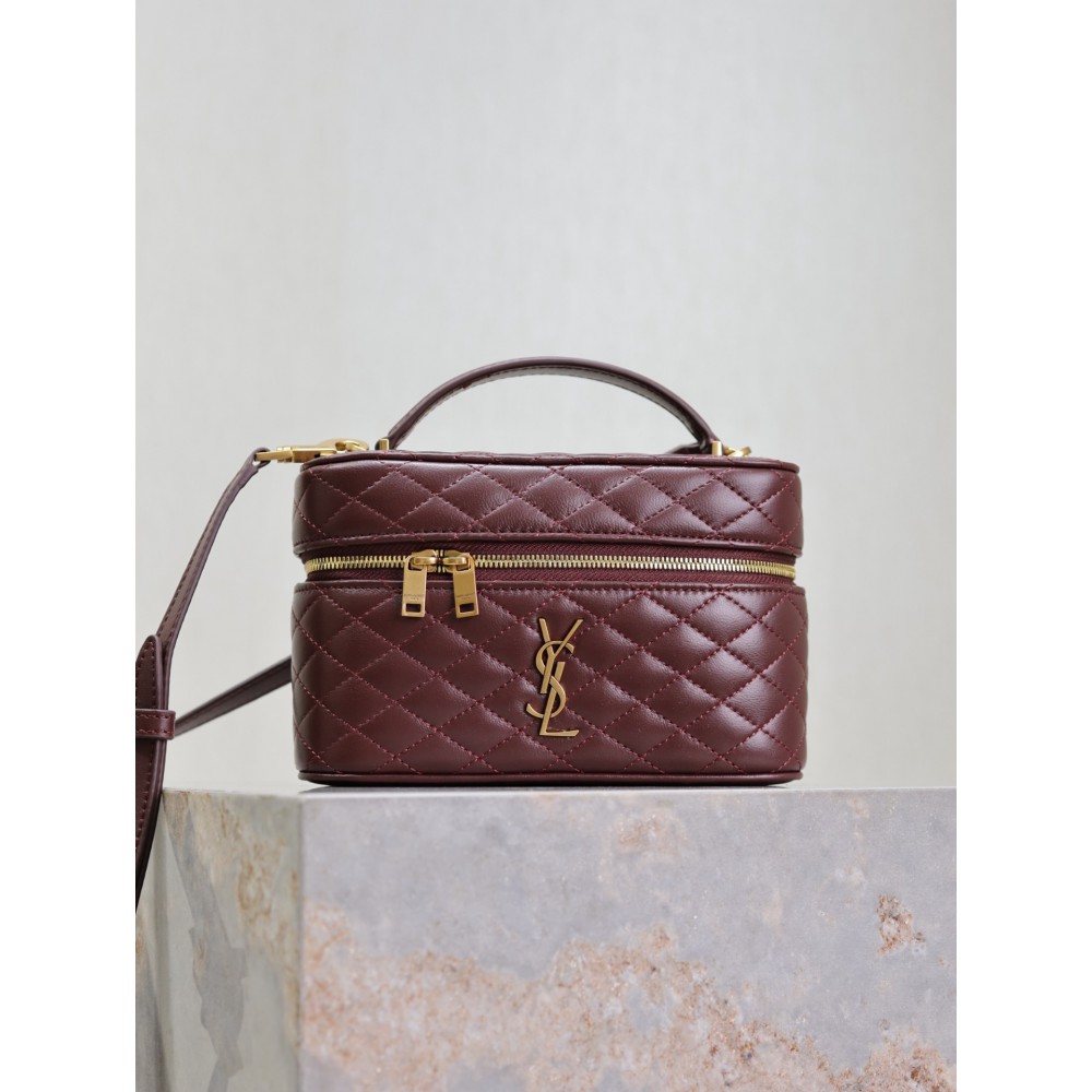 Ysl GABY vanity bag in lambskin 18 x 11 x 6.5 cm Bags