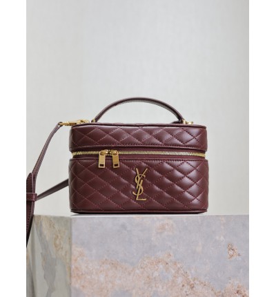 Ysl GABY vanity bag in lambskin 18 x 11 x 6.5 cm