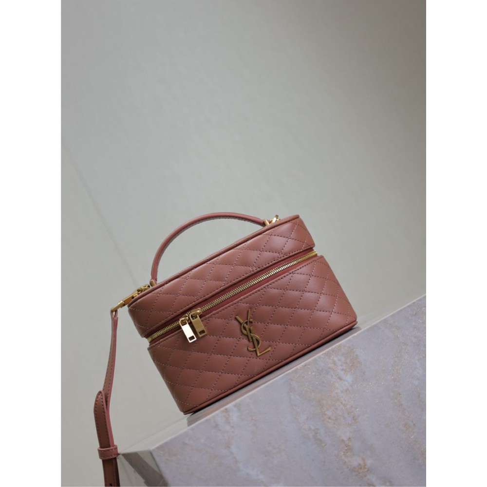 Ysl GABY vanity bag in lambskin 18 x 11 x 6.5 cm Bags