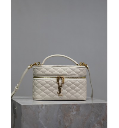 Ysl GABY vanity bag in lambskin 18 x 11 x 6.5 cm