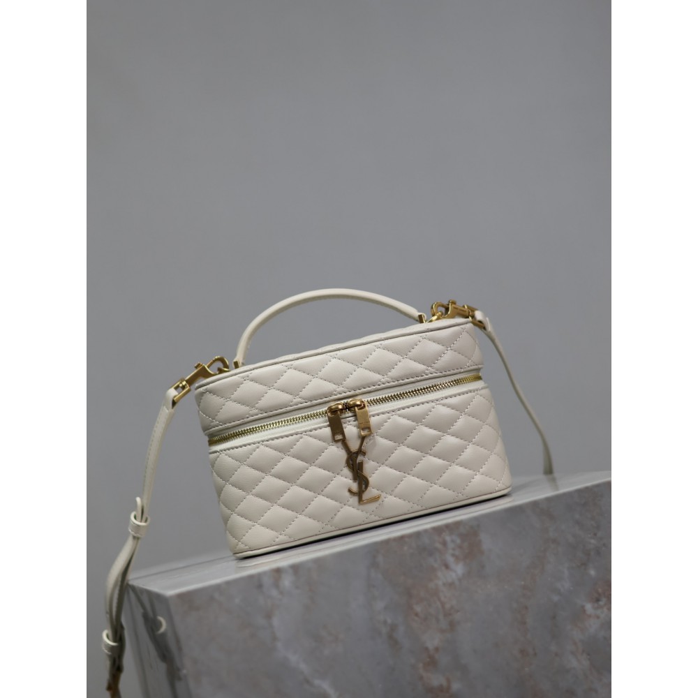 Ysl GABY vanity bag in lambskin 18 x 11 x 6.5 cm Bags
