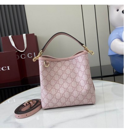 Gucci GG Emblem mini bucket bag 815118 19x18x11cm