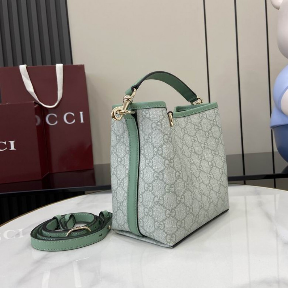 Gucci GG Emblem mini bucket bag 815118 19x18x11cm Bags