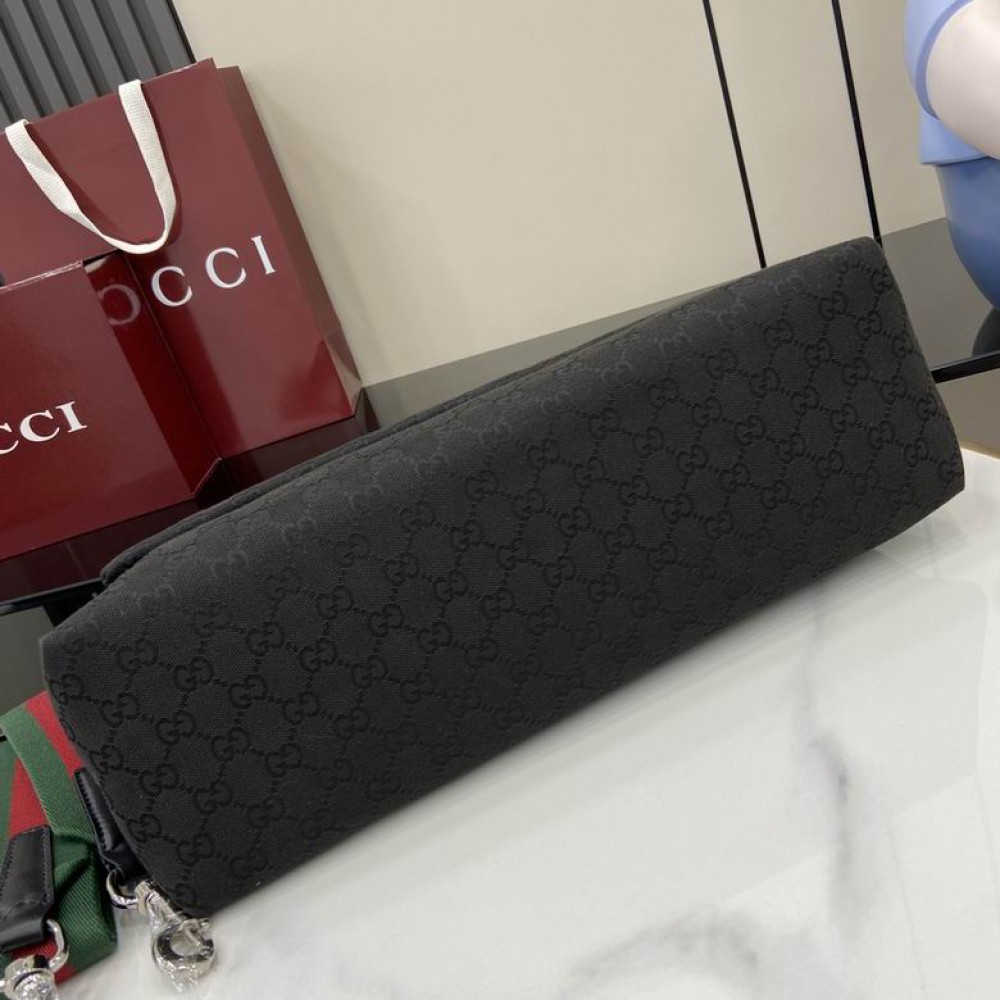 Gucci Medium GG crossbody bag with Web 821616 36x25x12cm Bags