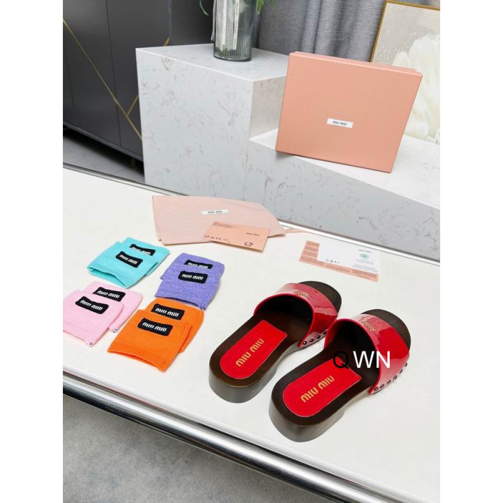 Miu Miu clogs leather patent 35-42 Shoes