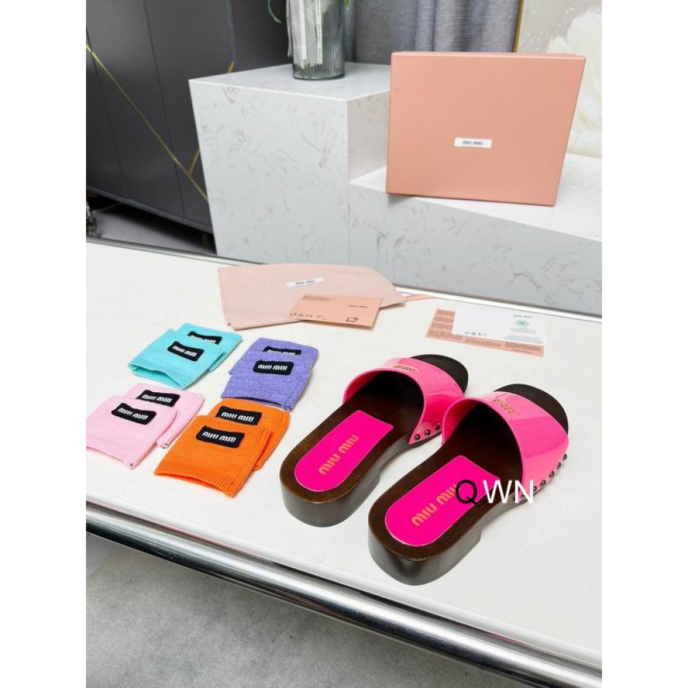 Miu Miu clogs leather patent 35-42 Shoes