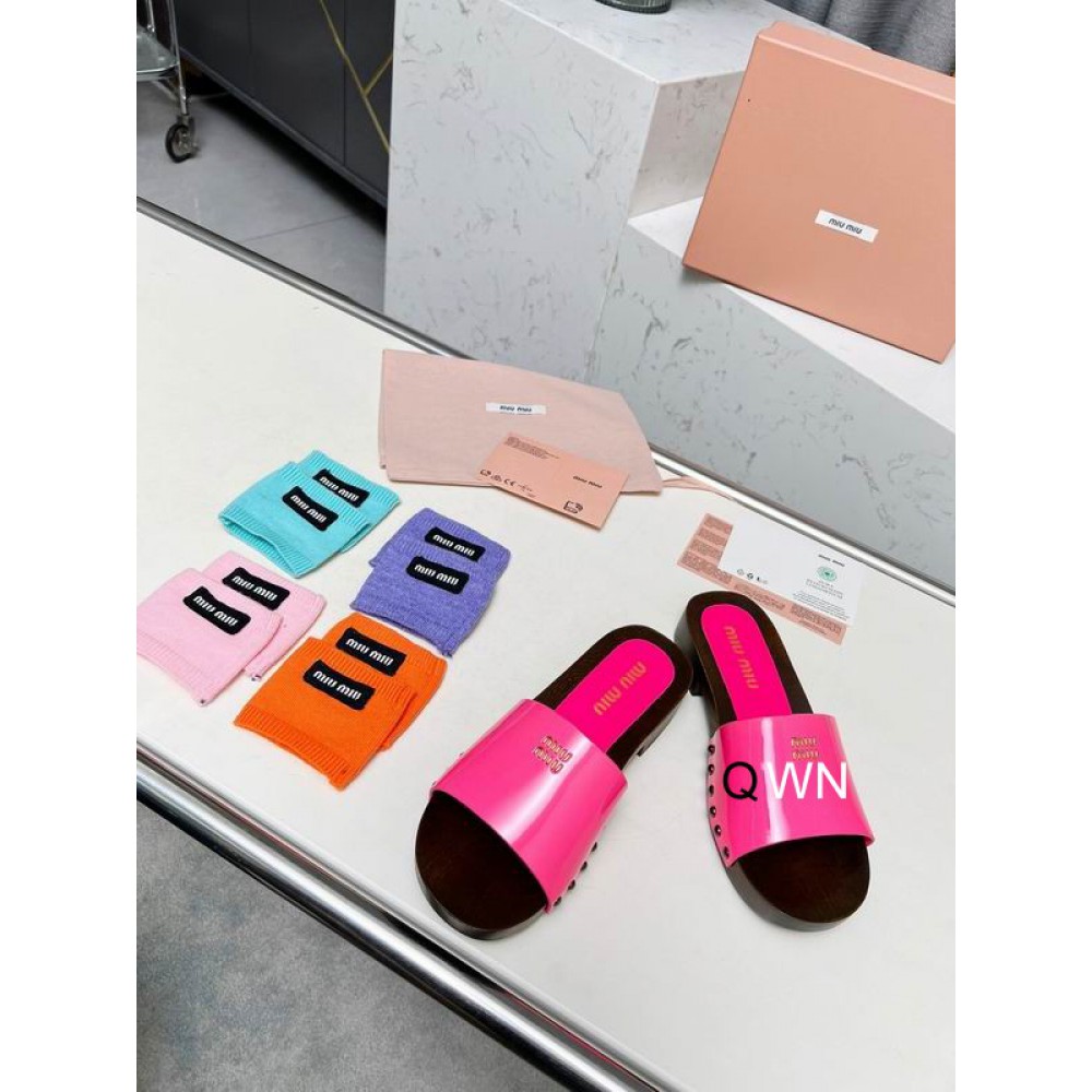 Miu Miu clogs leather patent 35-42 Shoes