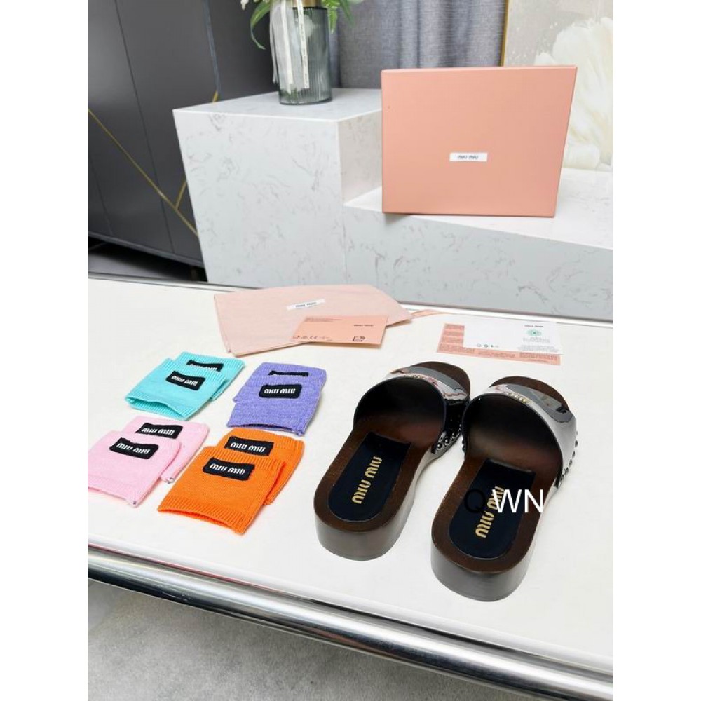 Miu Miu clogs leather patent 35-42 Shoes