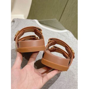 Gucci sandals with double G 35-42 natural raffia Shoes