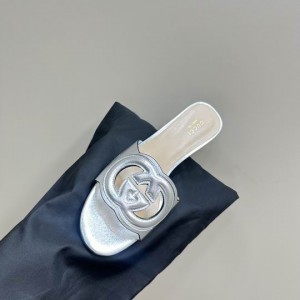 Gucci Cutout leather mules heel 5,5cm 36-42 Shoes