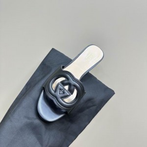 Gucci Cutout leather mules heel 5,5cm 36-42 Shoes