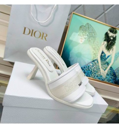 Dior D way heeled sandals 8cm