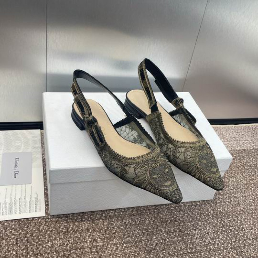 Dior J'Adior Slingback Pump flat 35-43 Shoes