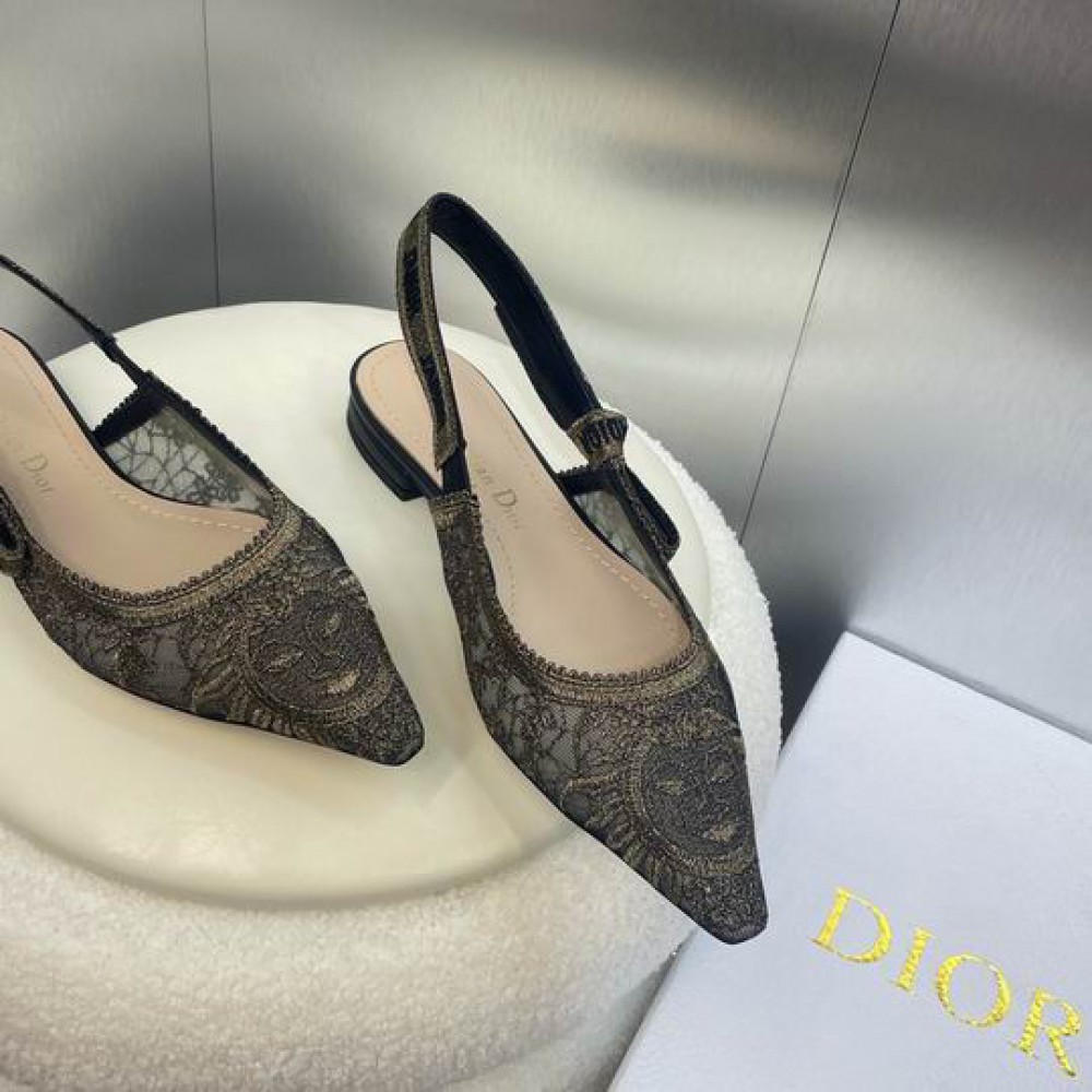 Dior J'Adior Slingback Pump flat 35-43 Shoes