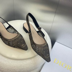 Dior J'Adior Slingback Pump flat 35-43 Shoes