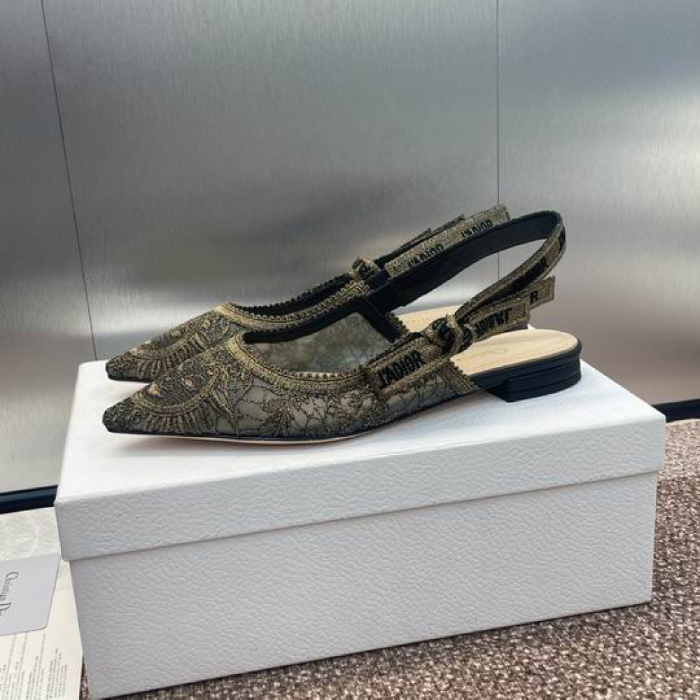 Dior J'Adior Slingback Pump flat 35-43 Shoes