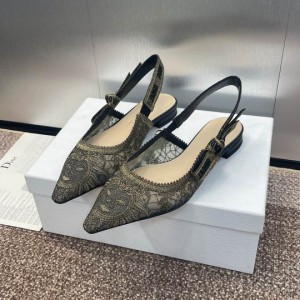 Dior J'Adior Slingback Pump flat 35-43 Shoes