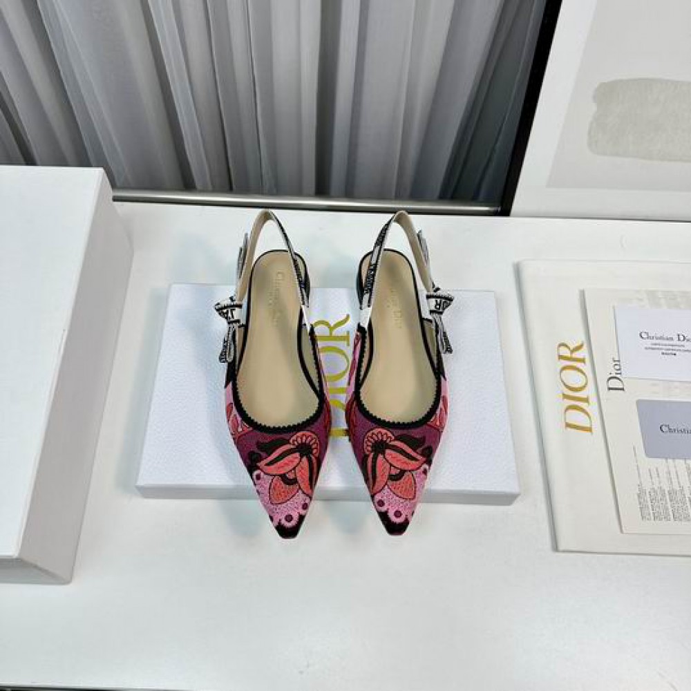 Dior J'Adior Slingback Pump flat 35-43 Shoes