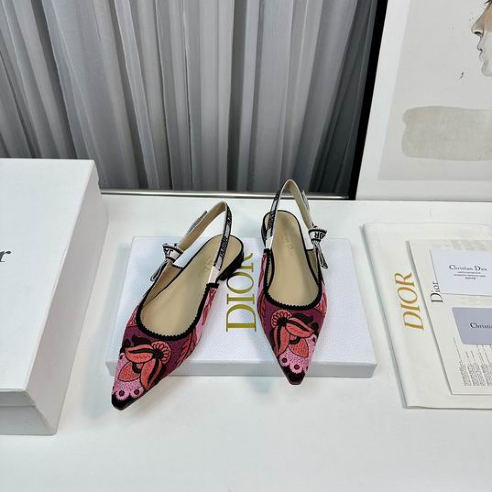 Dior J'Adior Slingback Pump flat 35-43 Shoes