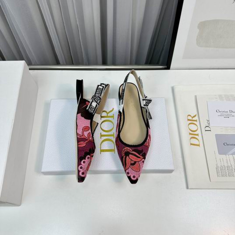 Dior J'Adior Slingback Pump flat 35-43 Shoes
