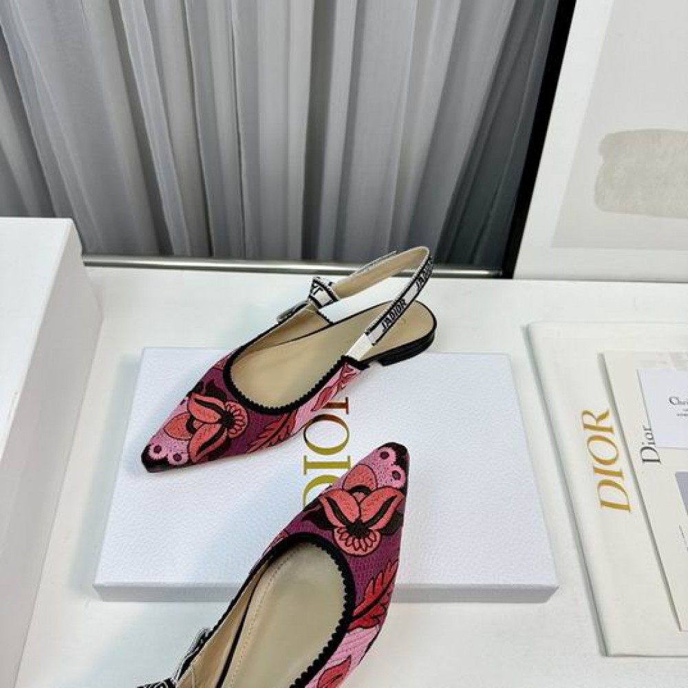 Dior J'Adior Slingback Pump flat 35-43 Shoes
