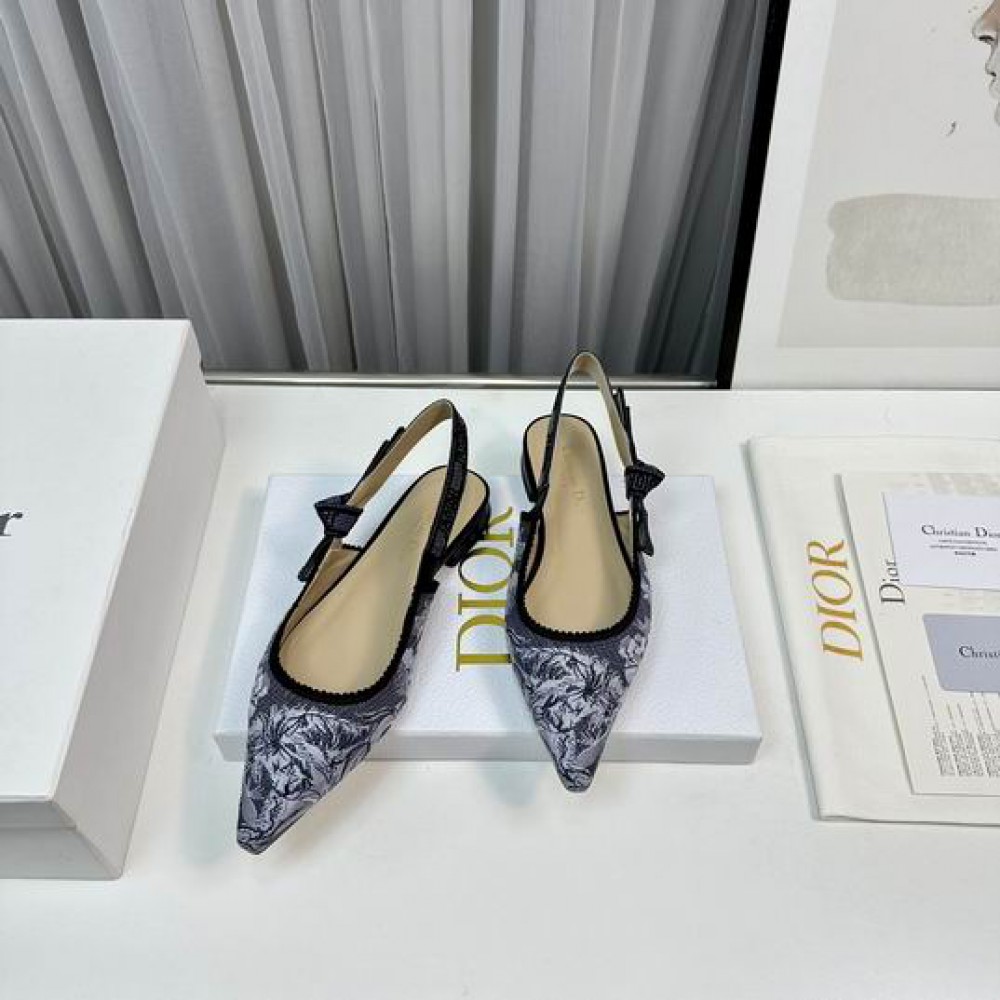 Dior J'Adior Slingback Pump flat 35-43 Shoes