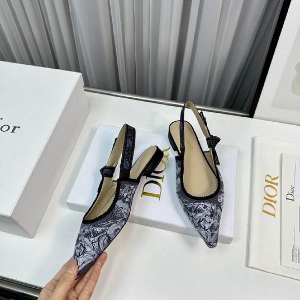 Dior J'Adior Slingback Pump flat 35-43 Shoes