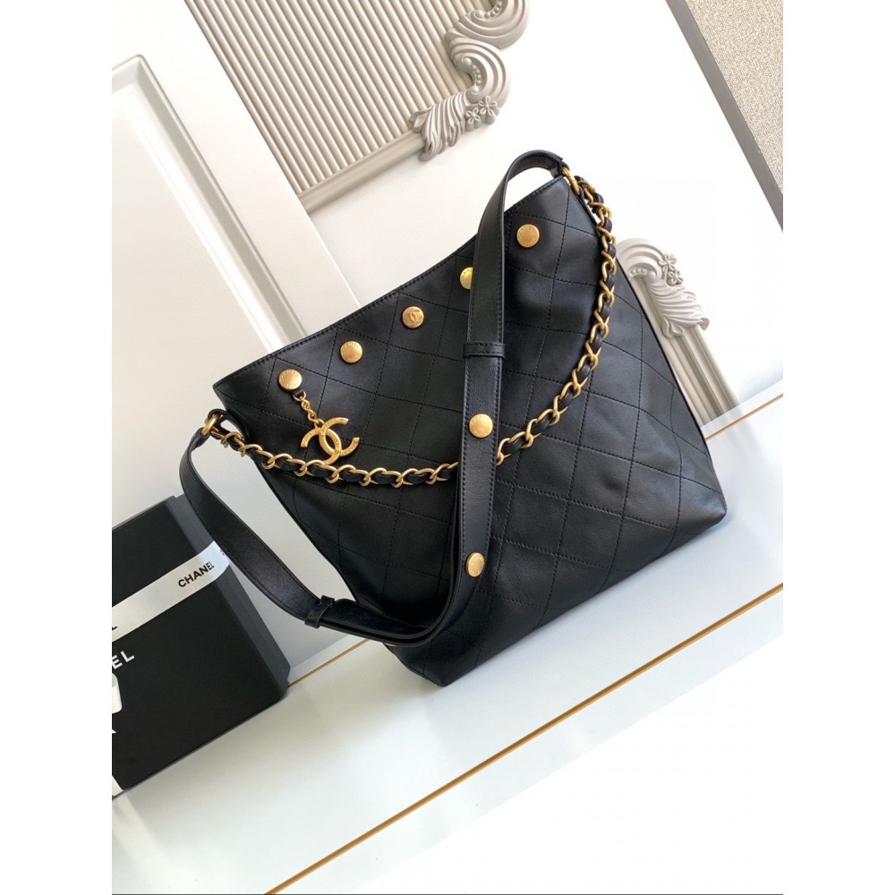 Chanel hobo bag 28x31x15cm calfskin leather Bags