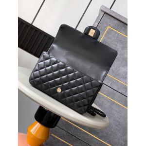 Chanel coco flap bag leather lambskin 16.5x23x8cm Bags