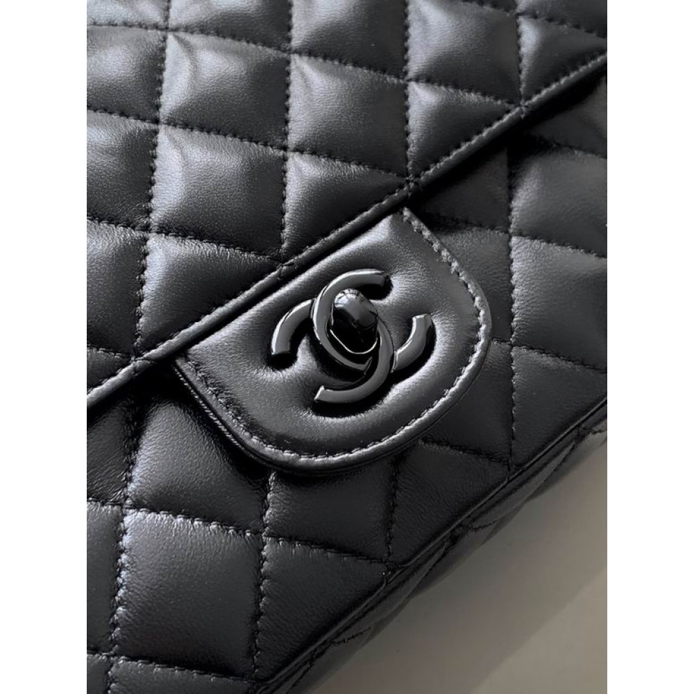 Chanel coco flap bag leather lambskin 16.5x23x8cm Bags