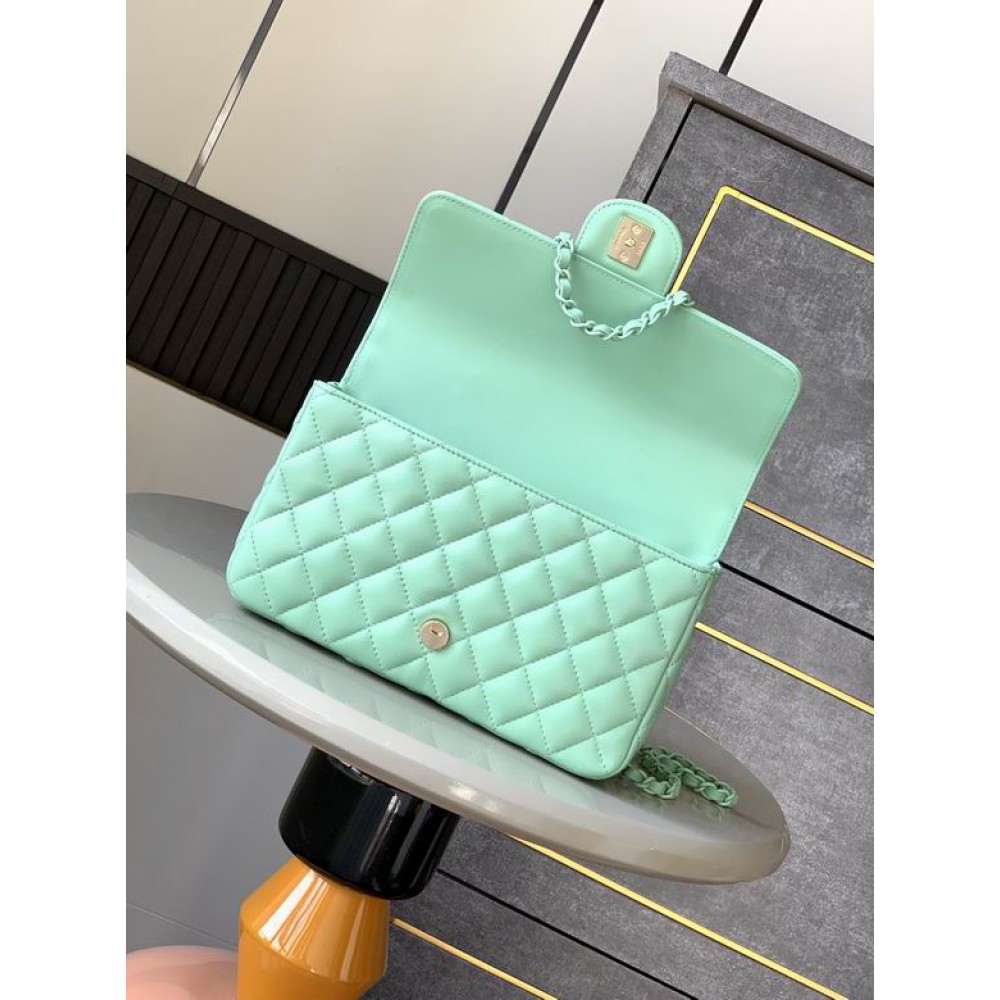 Chanel coco flap bag leather lambskin 16.5x23x8cm Bags