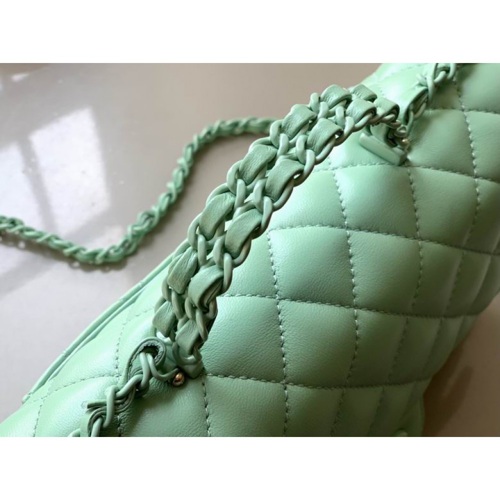 Chanel coco flap bag leather lambskin 16.5x23x8cm Bags