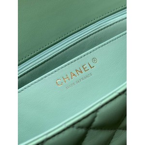 Chanel coco flap bag leather lambskin 16.5x23x8cm Bags