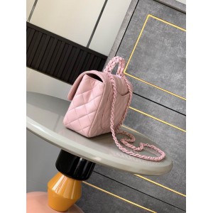 Chanel coco flap bag leather lambskin 16.5x23x8cm Bags