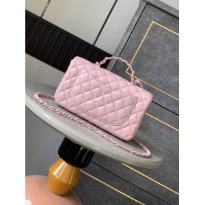Chanel coco flap bag leather lambskin 16.5x23x8cm Bags