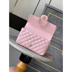 Chanel coco flap bag leather lambskin 16.5x23x8cm Bags