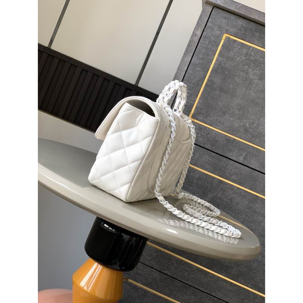 Chanel coco flap bag leather lambskin 16.5x23x8cm Bags