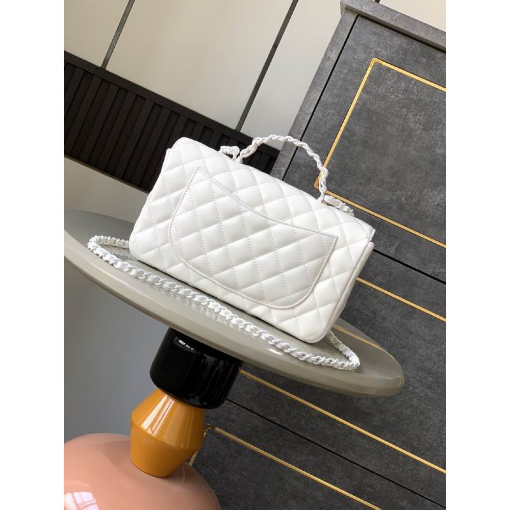 Chanel coco flap bag leather lambskin 16.5x23x8cm Bags