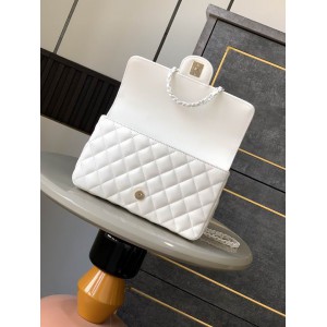 Chanel coco flap bag leather lambskin 16.5x23x8cm Bags